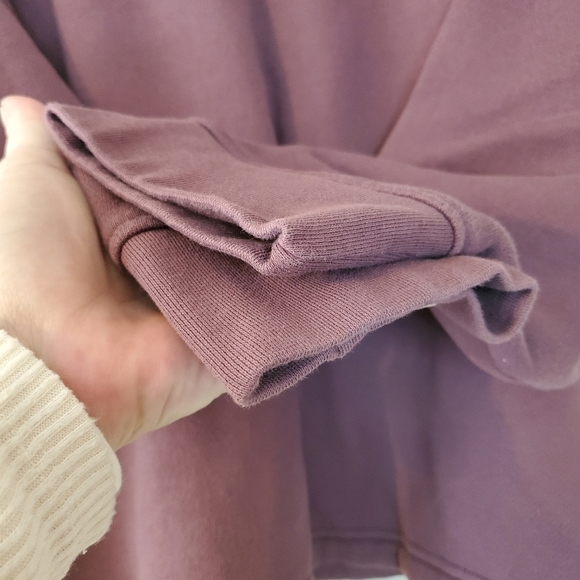 Madewell Make Weekends Longer Oversized Cropped Button Sweater Size Large - Picture 11 of 13